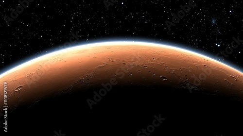 Martian Landscape A Breathtaking View of the Red Planet