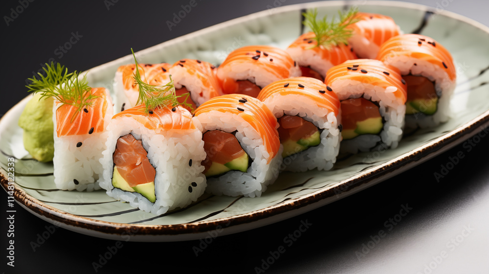 Sushi Isolated on Transparent Background - Traditional Japanese Cuisine with Fresh Fish, Rice, and Seaweed for Food Photography and Culinary Design Sushi Isolated on Transparent Background - Traditional Japanese Cuisine with Fresh Fish, Rice, and Seaweed for Food Photography and Culinary Design
