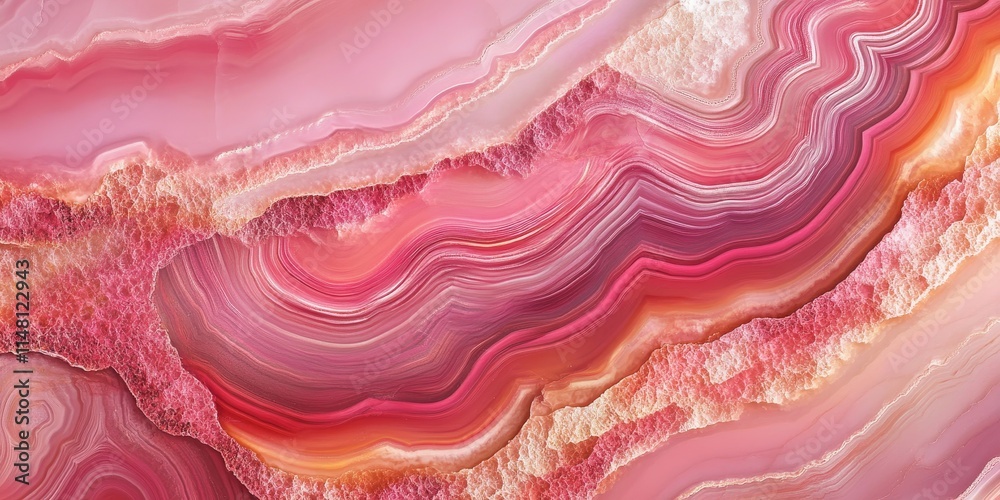 A background featuring a pink agate slice, characterized by its gemstone lines and layered textures, creates an abstract, visually appealing design with rich colors. A background featuring a pink agate slice, characterized by its gemstone lines and layered textures, creates an abstract, visually appealing design with rich colors.