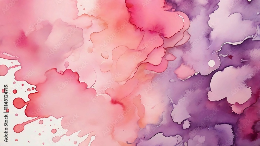Obraz premium abstract watercolor background with watercolor splashes