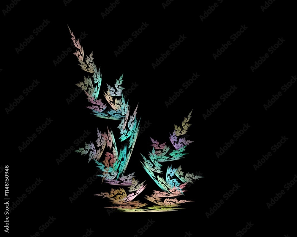 Obraz premium Computer generated fractal pattern and shape