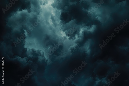 Dark sky during thunderstorm or dark clouds background