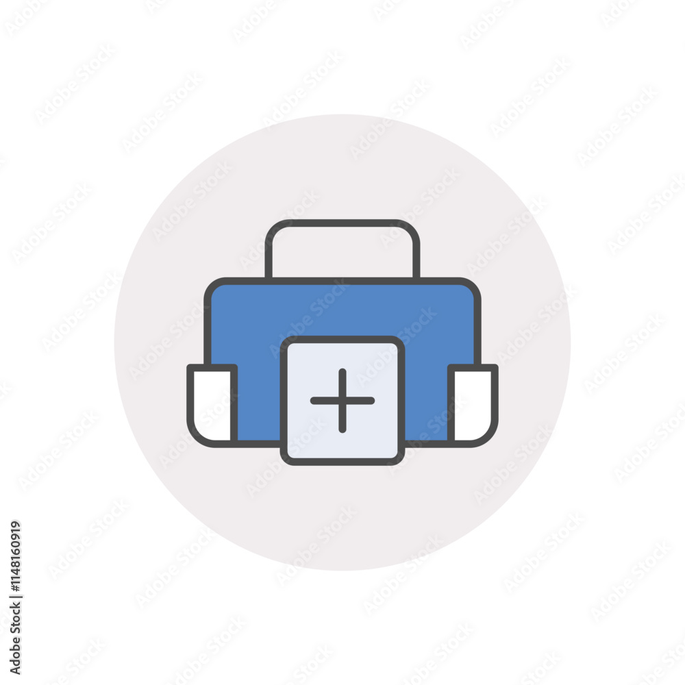 First Aid Kit vector icon stock illustration First Aid Kit vector icon stock illustration