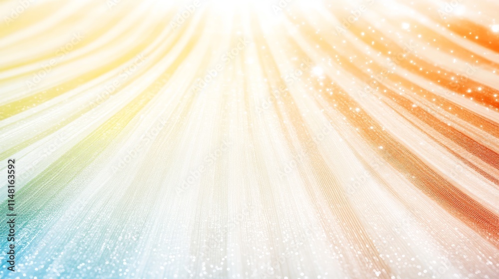 Radiant Light Streaks on Colorful Fabric Background Radiant Light Streaks on Colorful Fabric Background