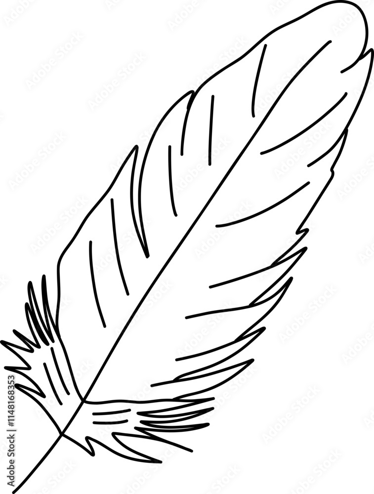 Obraz premium feather