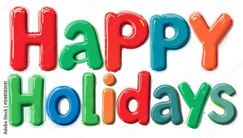 Naklejka premium A Bold and Vibrant 