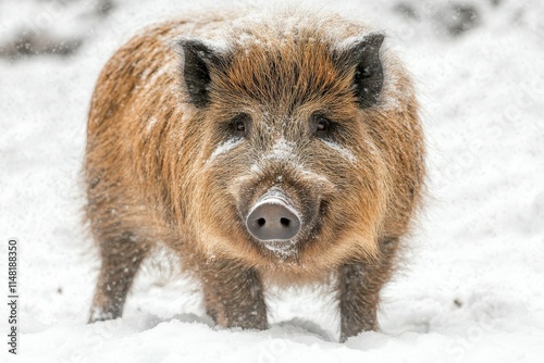 Wallpaper Mural Majestic blue wildebeest with distinctive curved horns roam freely in the arid, sun-baked landscape of Etosha National Park, Namibia.. Beautiful simple AI generated image Torontodigital.ca