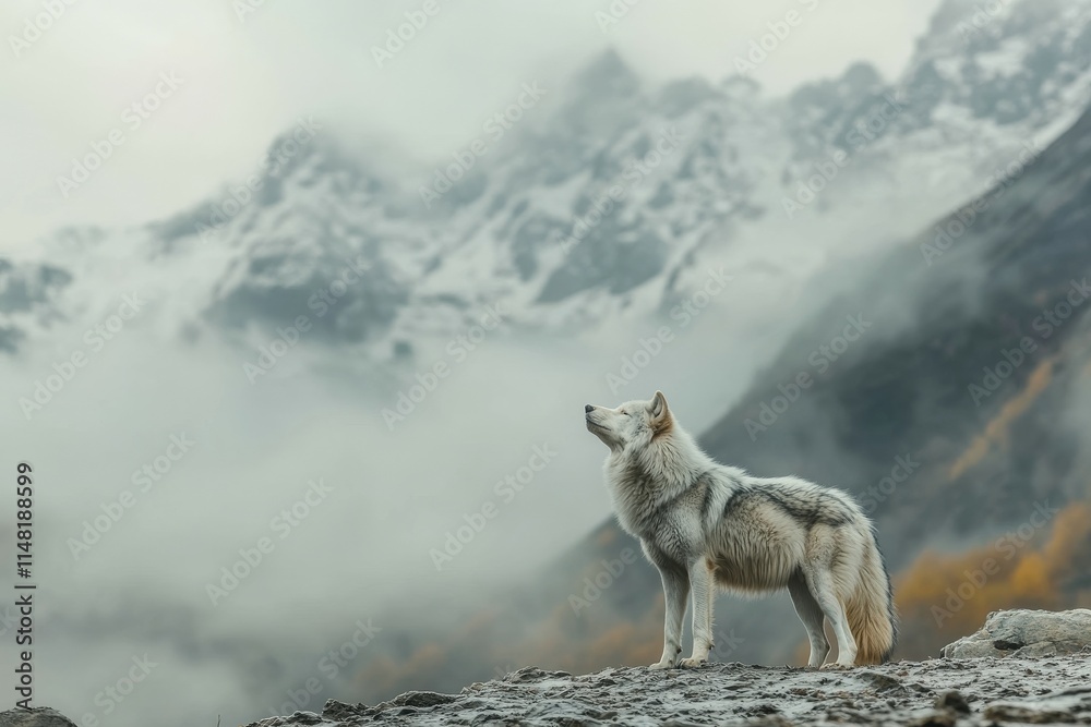 Obraz premium Majestic blue wildebeest with distinctive curved horns roam freely in the arid, sun-baked landscape of Etosha National Park, Namibia.. Beautiful simple AI generated image