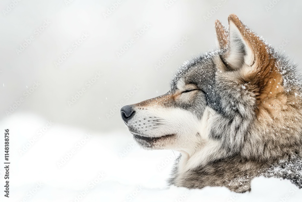 Obraz premium A wildebeest mid-run isolated on a transparent background.. Beautiful simple AI generated image