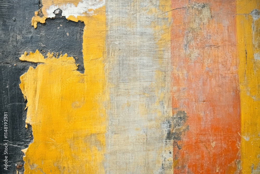 Naklejka premium Old limestone texture close-up. Beautiful simple AI generated image
