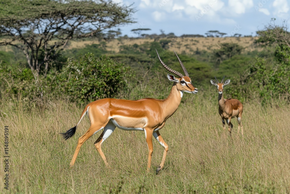 Naklejka premium Close-up Photo of a Large Green and White Leaf Showcasing Intricate Vein, Close Up. Beautiful simple AI generated image