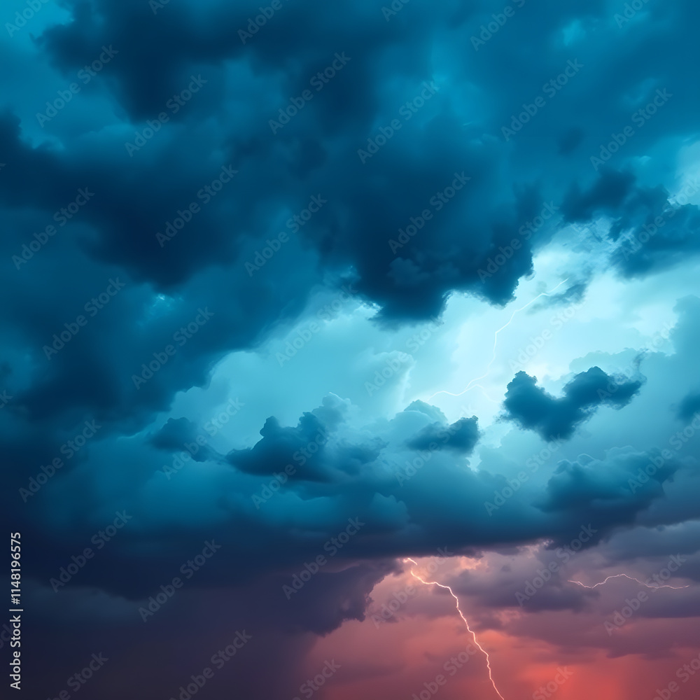 Fototapeta premium blue sky with clouds