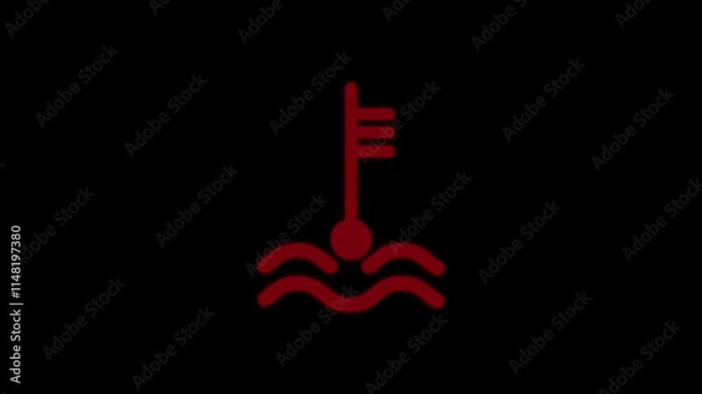 Engine Temperature Warning for car or Other Indicator Light