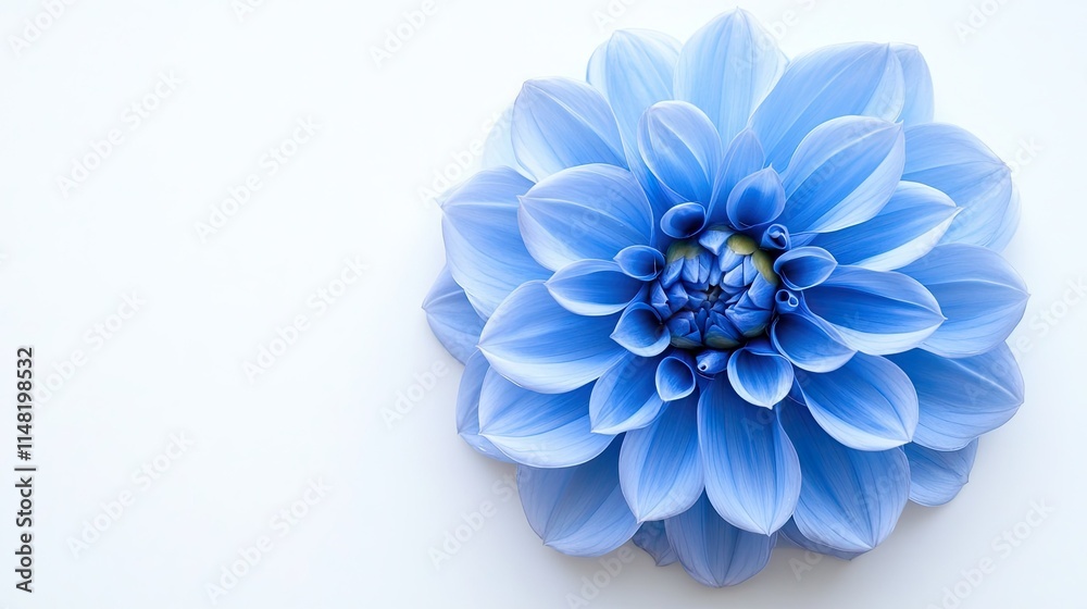 Stunning Blooming Blue Flower with Petals of Varying Shades Perfect for Nature Photography and Floral Inspiration in Art and Design Projects Stunning Blooming Blue Flower with Petals of Varying Shades Perfect for Nature Photography and Floral Inspiration in Art and Design Projects