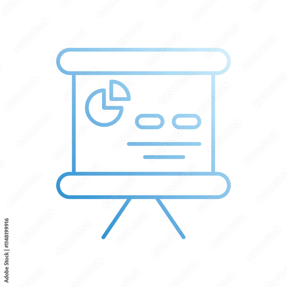 Business Reporting vector icon stock illustration Business Reporting vector icon stock illustration