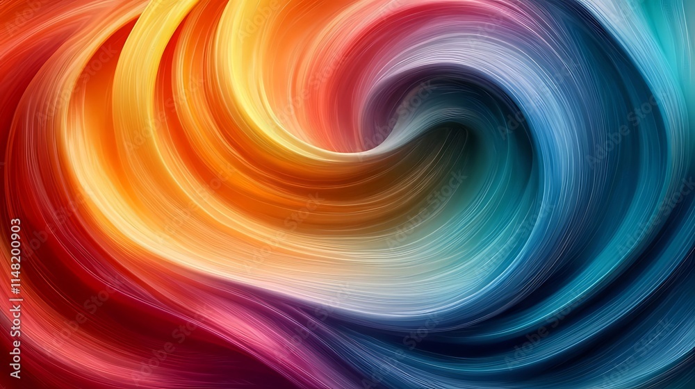Abstract swirling vibrant rainbow colors, dynamic motion, energy, vortex. Abstract swirling vibrant rainbow colors, dynamic motion, energy, vortex.