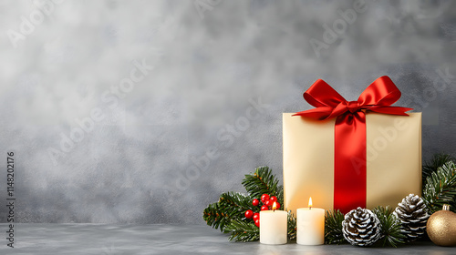 Photo of a golden satin bag with a bow on the table, capturing the elegance and luxury of fashion accessories, symbolizing refined style, sophistication, and the beauty of intricate design in high-end