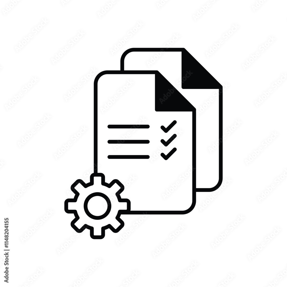 Project Management vector icon stock illustration Project Management vector icon stock illustration