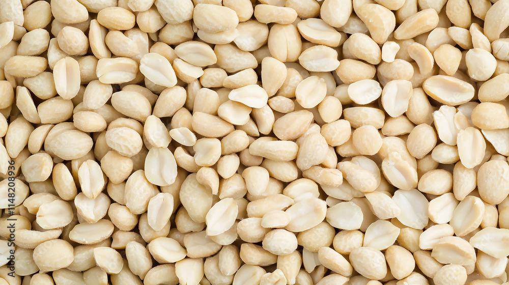 Peanuts background, top view of raw peanuts texture Peanuts background, top view of raw peanuts texture