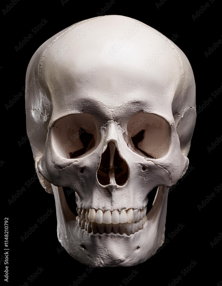 Fototapeta premium Smoky Skull Death, Mystery, Ethereal, Vapor, Bones, Darkness, Anatomy, Ghostly, Human, Skull