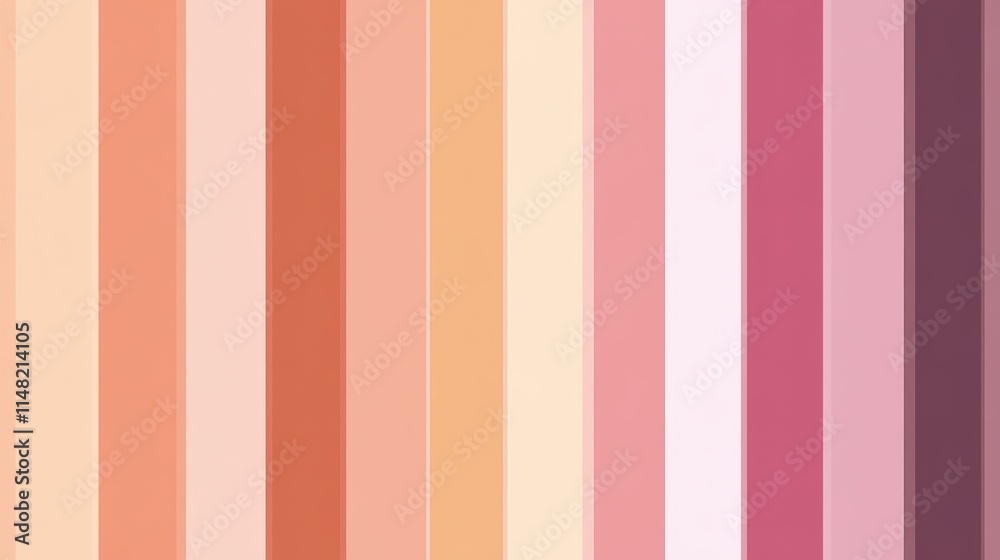 Subtle Hues A Vertical Stripe Pattern in Peachy Tones Subtle Hues A Vertical Stripe Pattern in Peachy Tones