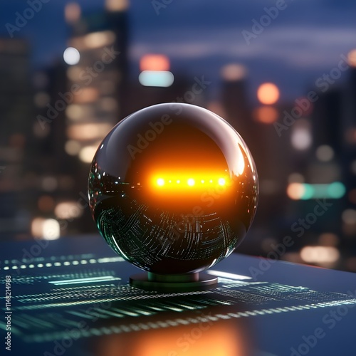 a map globe with an ai watching photo