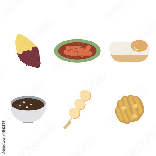 한국 겨울 간식 모음