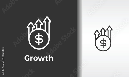 Growth Vector, Icon Or Logo Sign Isolated Symbol Illustration