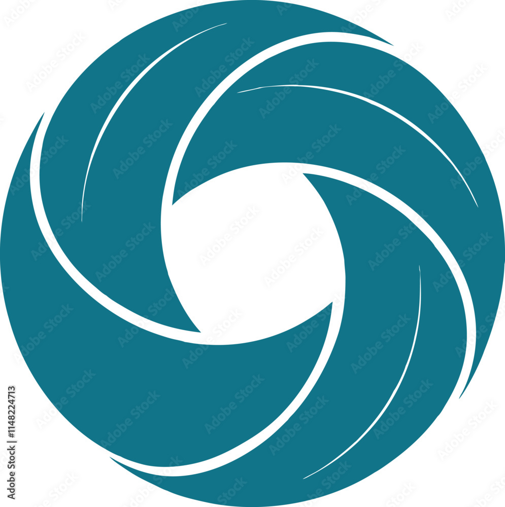 Abstract Swirl Direction logo Icon Vector Illustration generated Ai Abstract Swirl Direction logo Icon Vector Illustration generated Ai