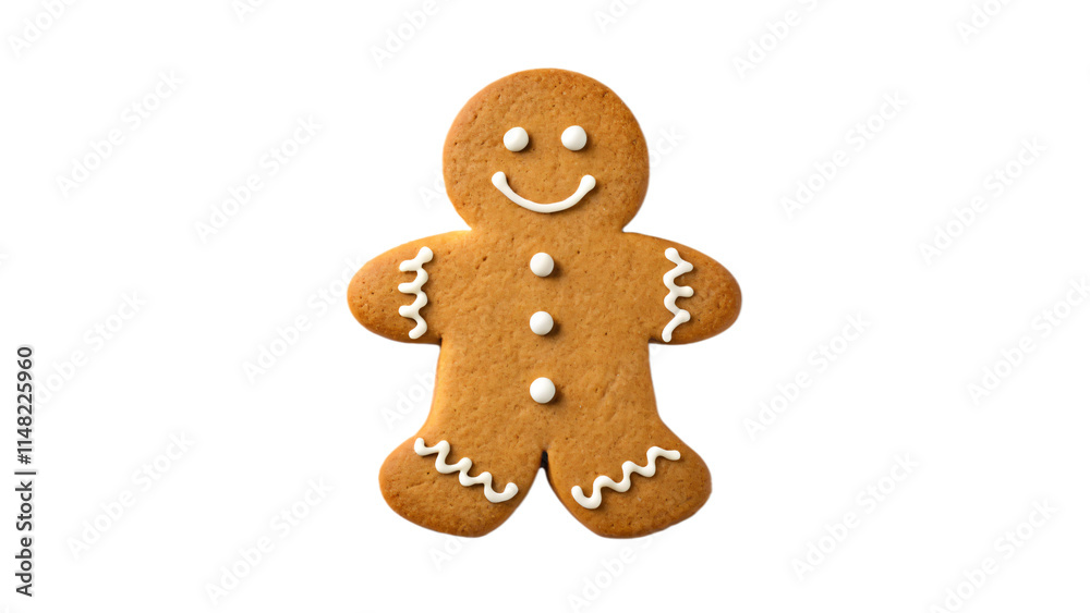 gingerbread man isolated on white gingerbread man isolated on white