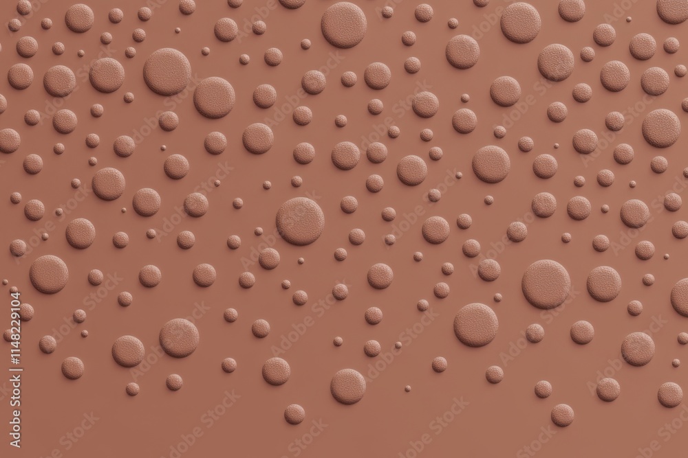 PANTONE 17-1230 Mocha Mousse Minimalist 3D Pattern Wallpaper Design PANTONE 17-1230 Mocha Mousse Minimalist 3D Pattern Wallpaper Design