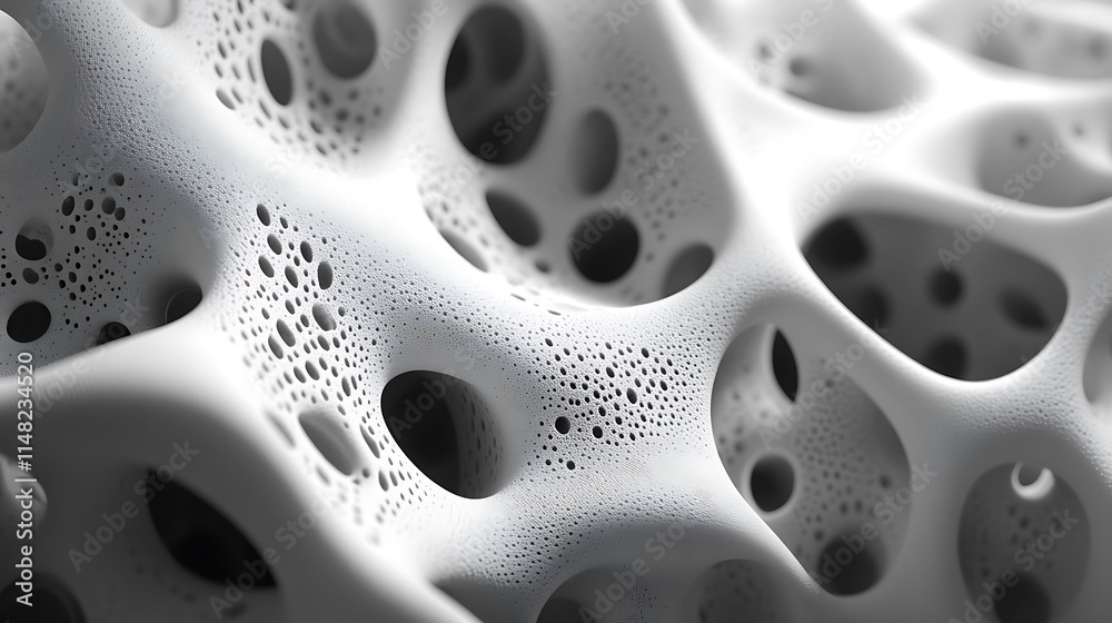 Porous white texture. Porous white texture.