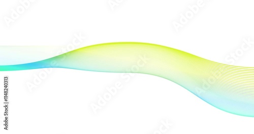 4k animation of color spectrum wave on a white background. Animation background in 4k