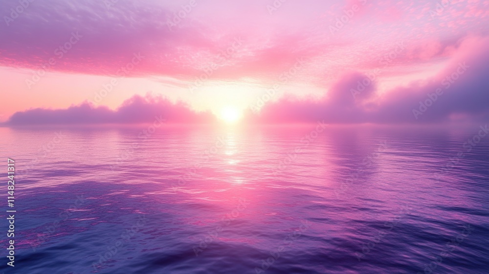 Soft pastel waves blending lavender, rose, and cream hues, depicting a serene evening seascape with calm waters and a tranquil atmosphere, evoking peace and reflection Soft pastel waves blending lavender, rose, and cream hues, depicting a serene evening seascape with calm waters and a tranquil atmosphere, evoking peace and reflection