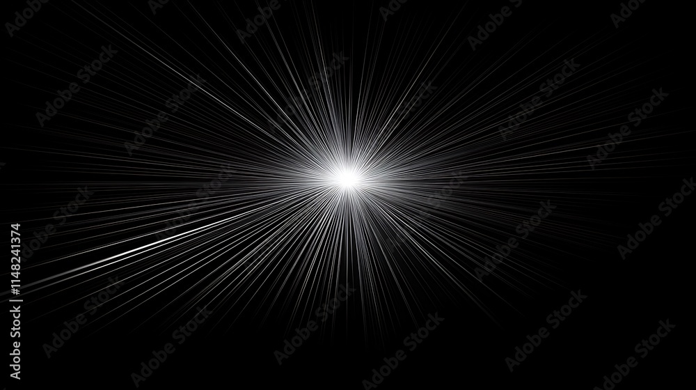 White light bursts from center.