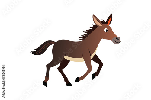 mule vector,  icon vector illustration , mule silhouette of a mule isolated on a white background, eps, png, svg,  vector,