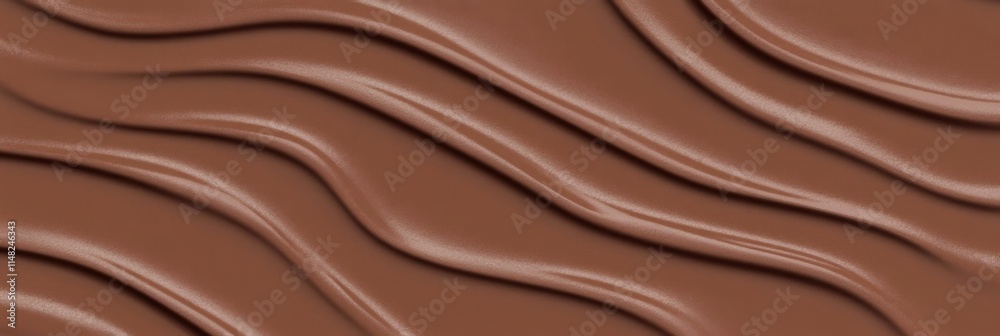 PANTONE 17-1230 Mocha Mousse Minimalist 3D Pattern Wallpaper Design