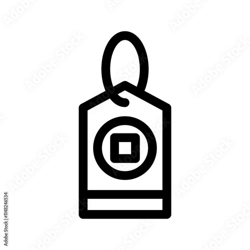 Amulet Icon Vector Symbol Design Illustration