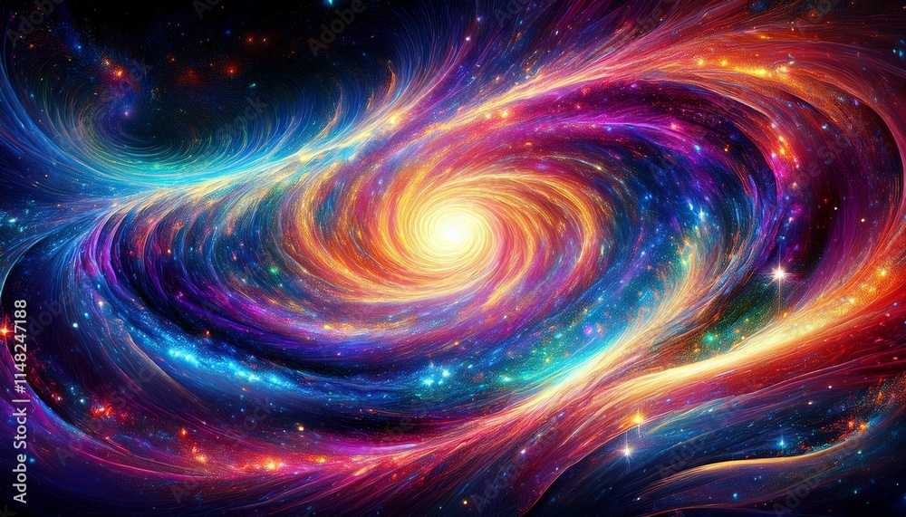 Obraz premium Discover beauty in the vastness of space. 