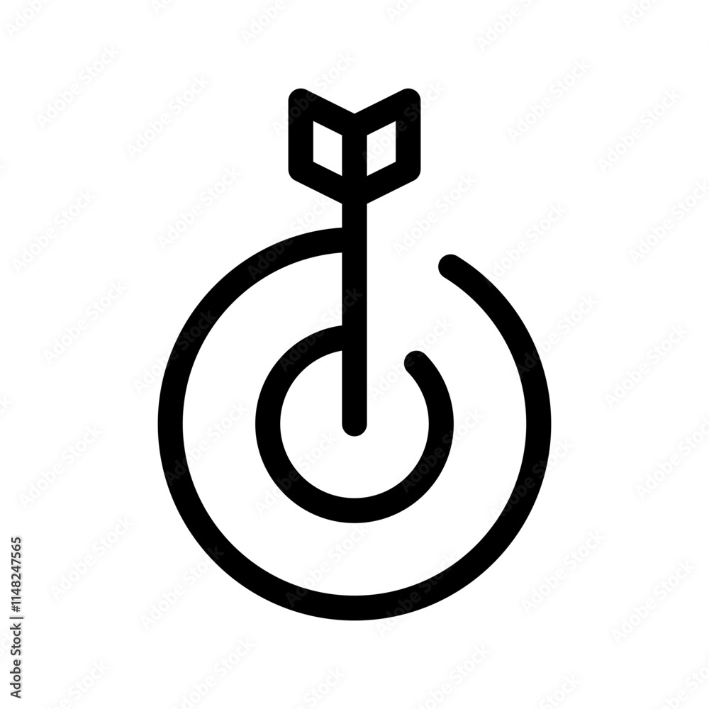 Mission Icon Vector Symbol Design Illustration Mission Icon Vector Symbol Design Illustration