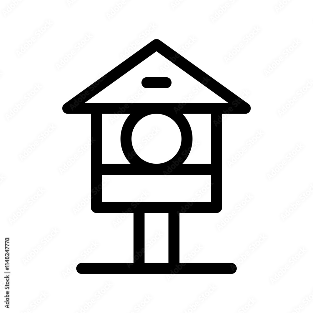 Bird House Icon Vector Symbol Design Illustration Bird House Icon Vector Symbol Design Illustration