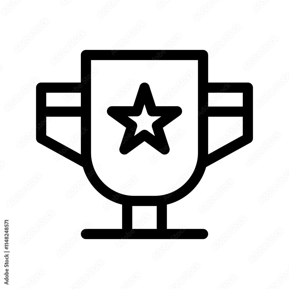 Trophy Icon Vector Symbol Design Illustration Trophy Icon Vector Symbol Design Illustration