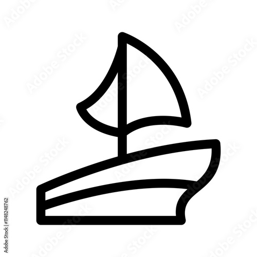 Ship Icon Vector Symbol Design Illustration