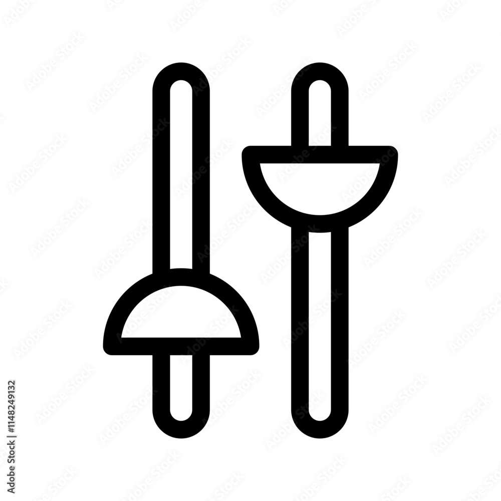 Fencing Icon Vector Symbol Design Illustration Fencing Icon Vector Symbol Design Illustration