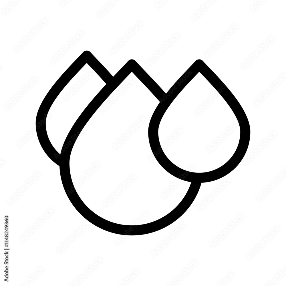 Drop Icon Vector Symbol Design Illustration Drop Icon Vector Symbol Design Illustration