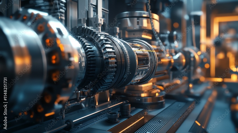 Industrial machinery components advanced manufacturing facility high-resolution image futuristic environment close-up perspective Industrial machinery components advanced manufacturing facility high-resolution image futuristic environment close-up perspective