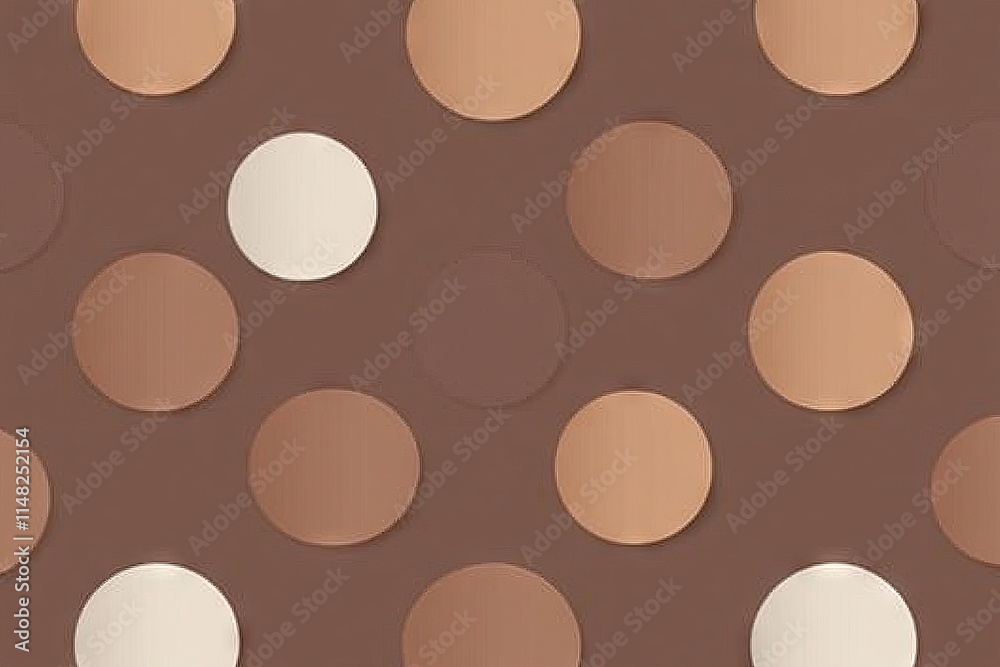 PANTONE 17-1230 Mocha Mousse Minimalist 3D Pattern Wallpaper Design PANTONE 17-1230 Mocha Mousse Minimalist 3D Pattern Wallpaper Design