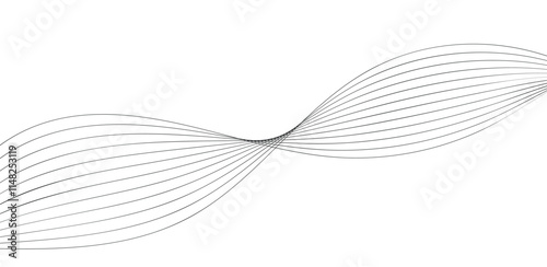 Abstract wave element for design.