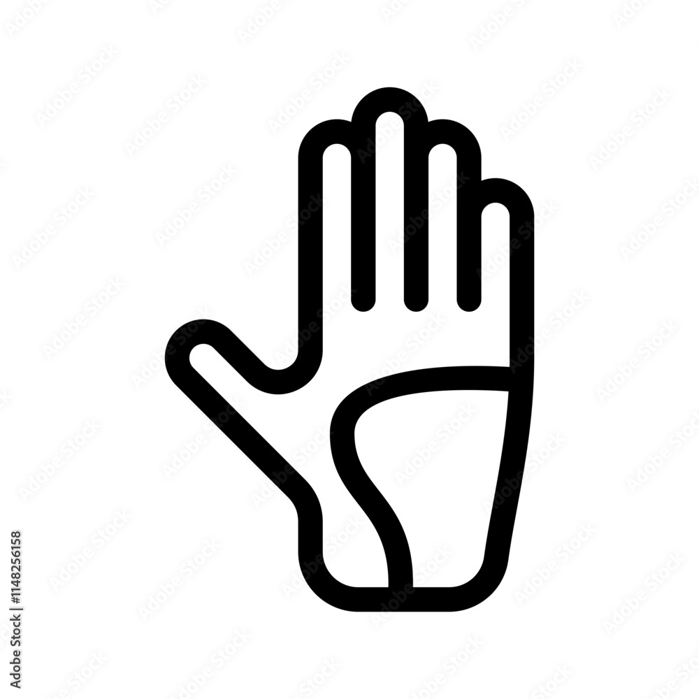 Golf Gloves Icon Vector Symbol Design Illustration Golf Gloves Icon Vector Symbol Design Illustration