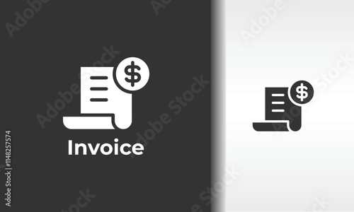 Invoice Vector, Icon Or Logo Sign Isolated Symbol Illustration
